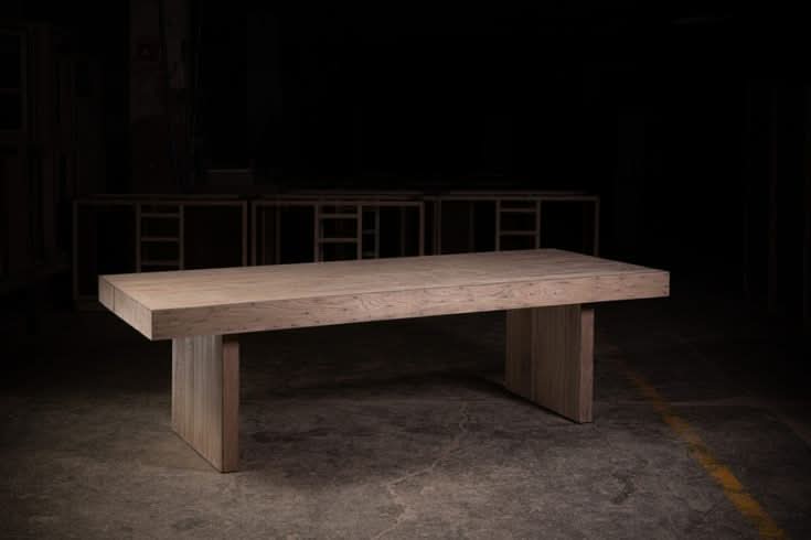 1957 Natural Oak Dining Table - Cultheir