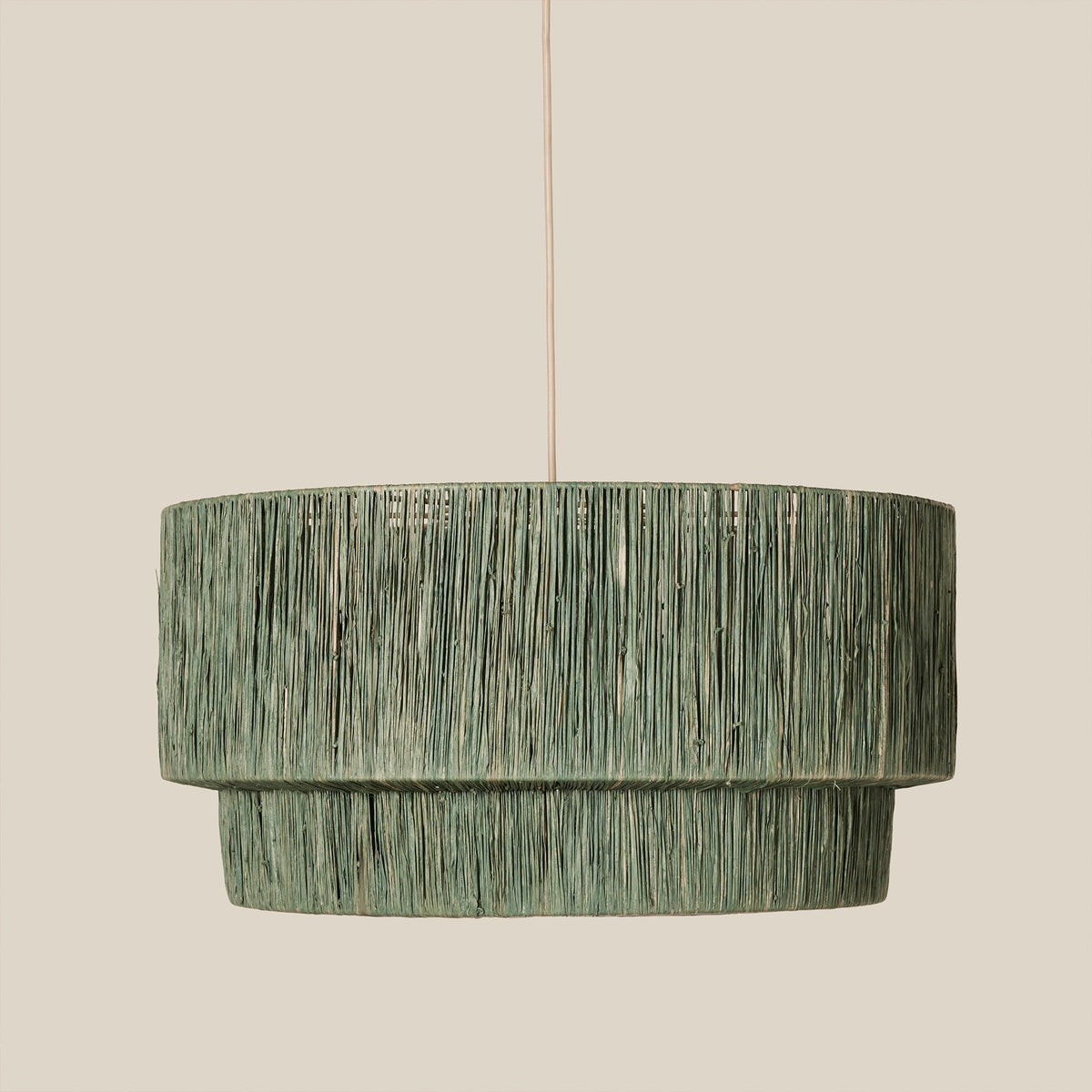 Cocktail Two-Tier Grass Pendant - lifestyle in interior setting