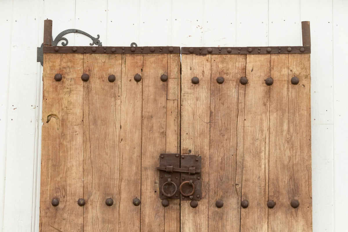 8&#39; Tall Antique Chinese Palace Doors - Cultheir