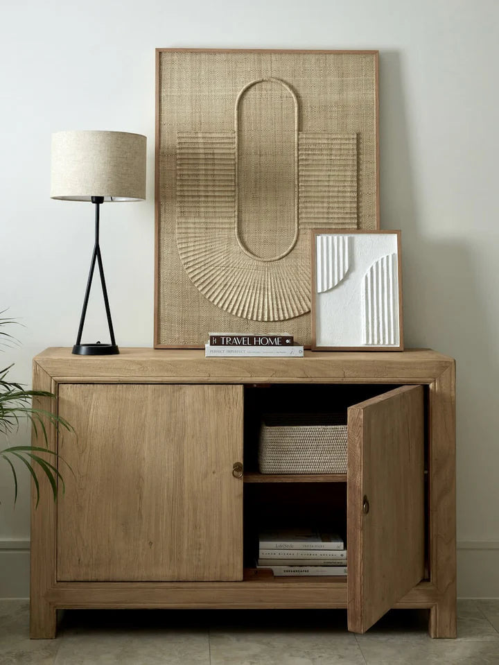 Arlo Two Door Elm Cabinet