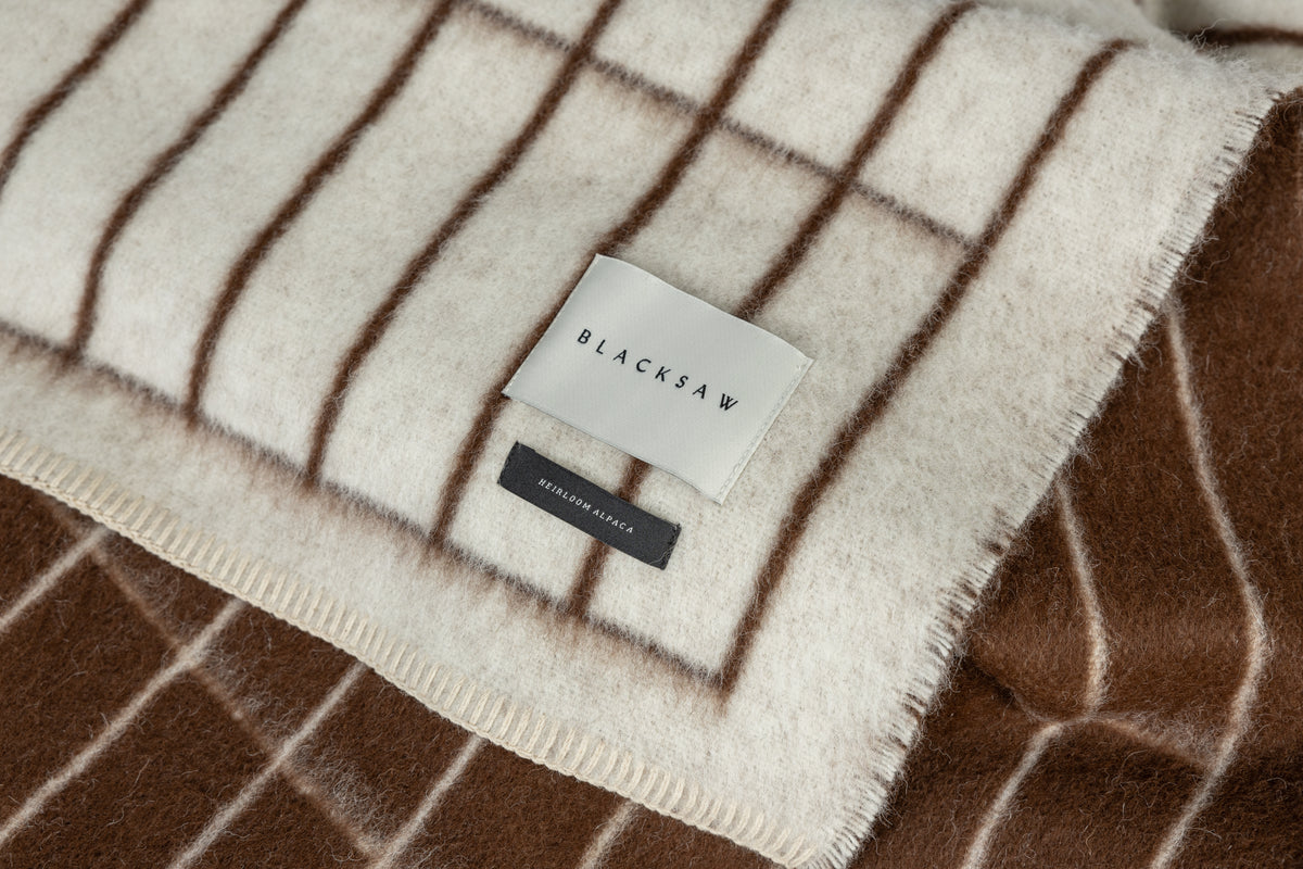 AALTO HEIRLOOM BLANKET. ZERO DYE