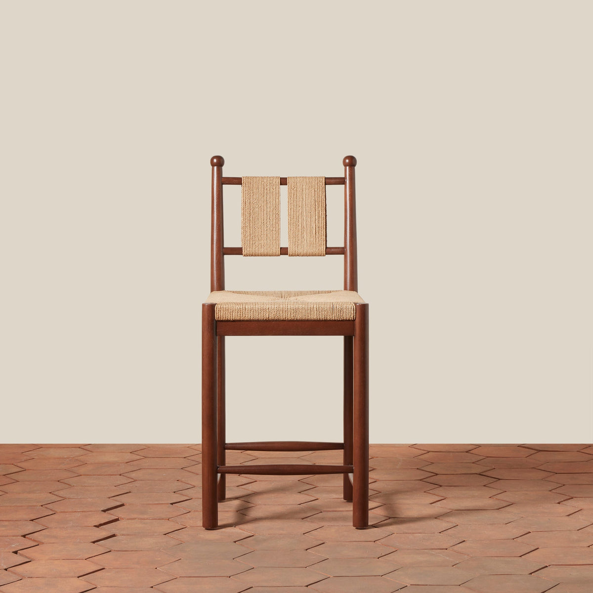 Estela Counter Stool - detail view showing craftsmanship