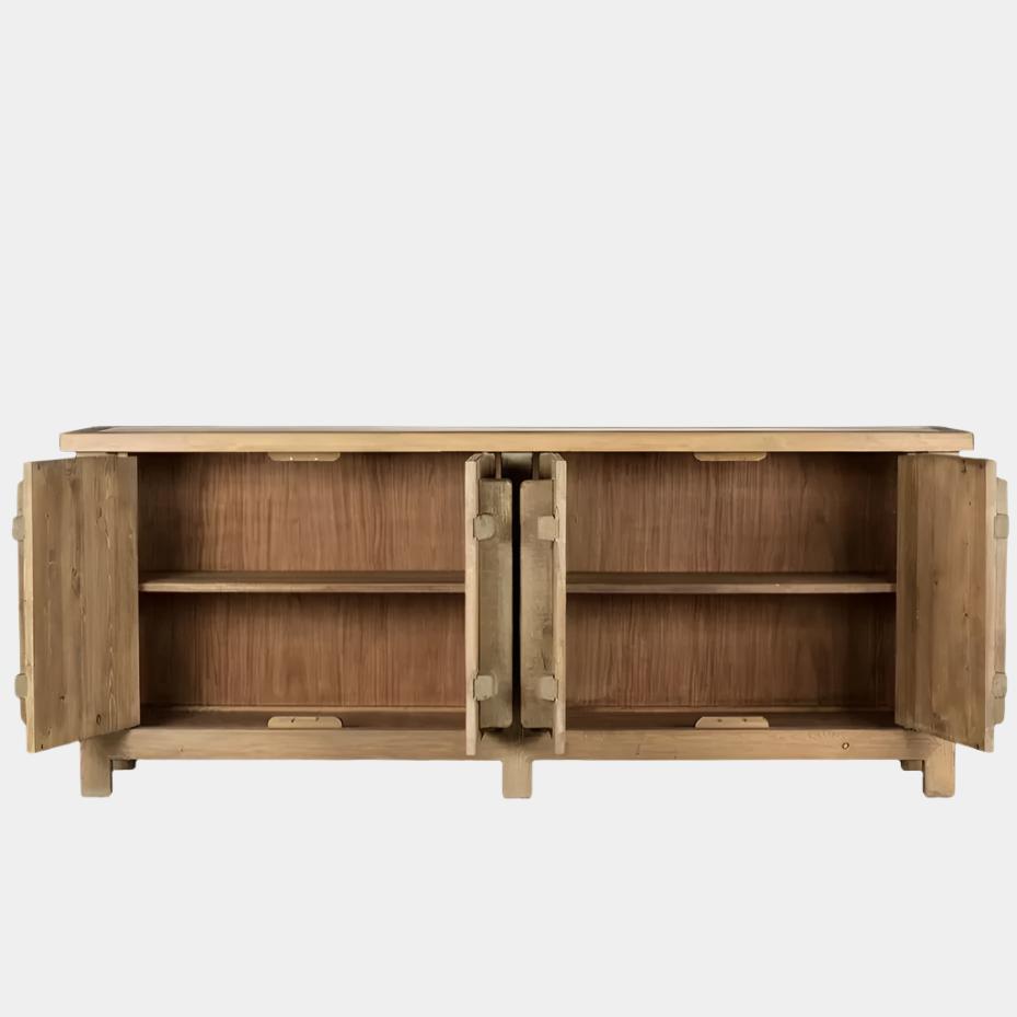 Four Door Elm Cabinet