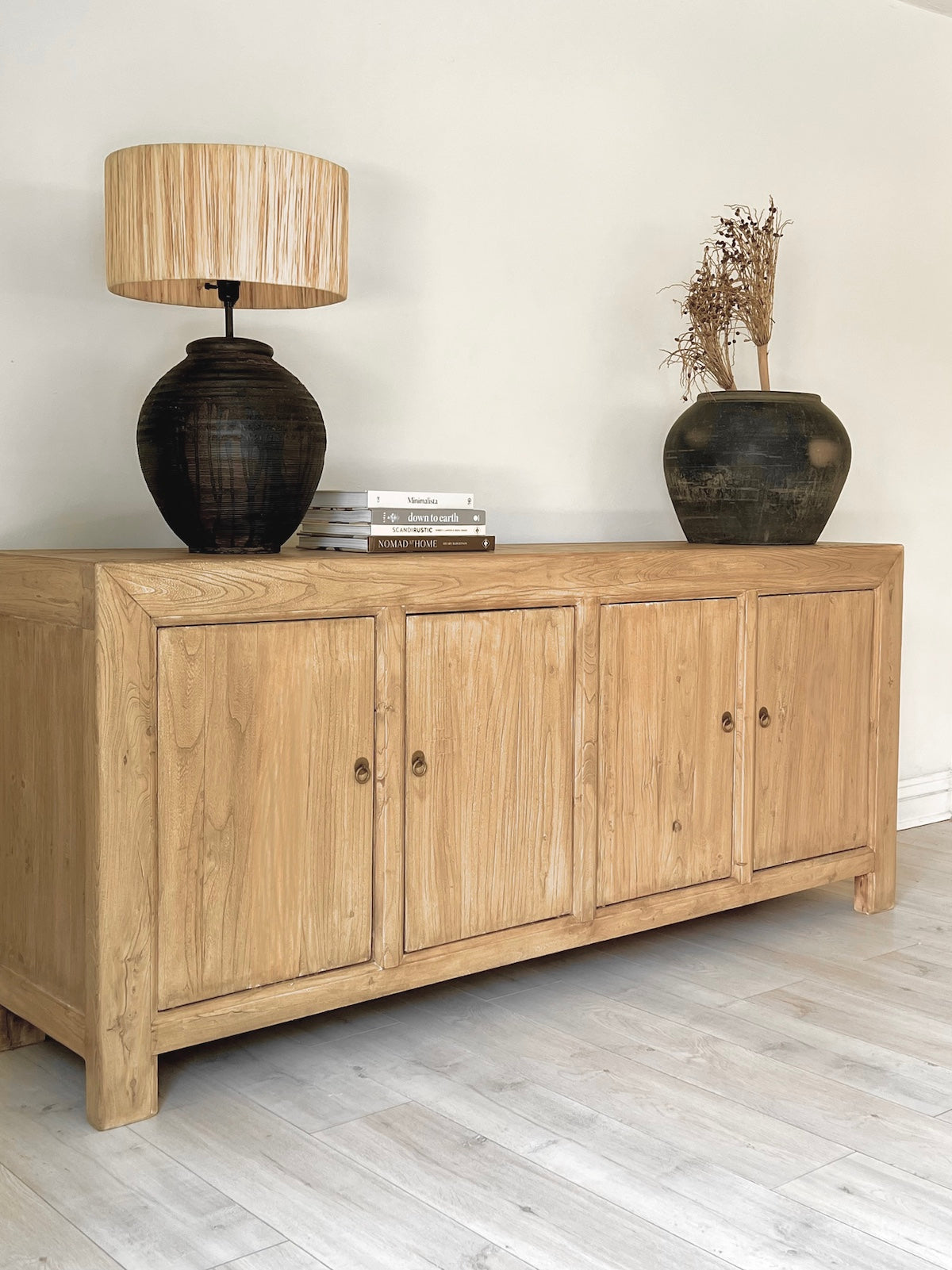 Four Door Elm Sideboard