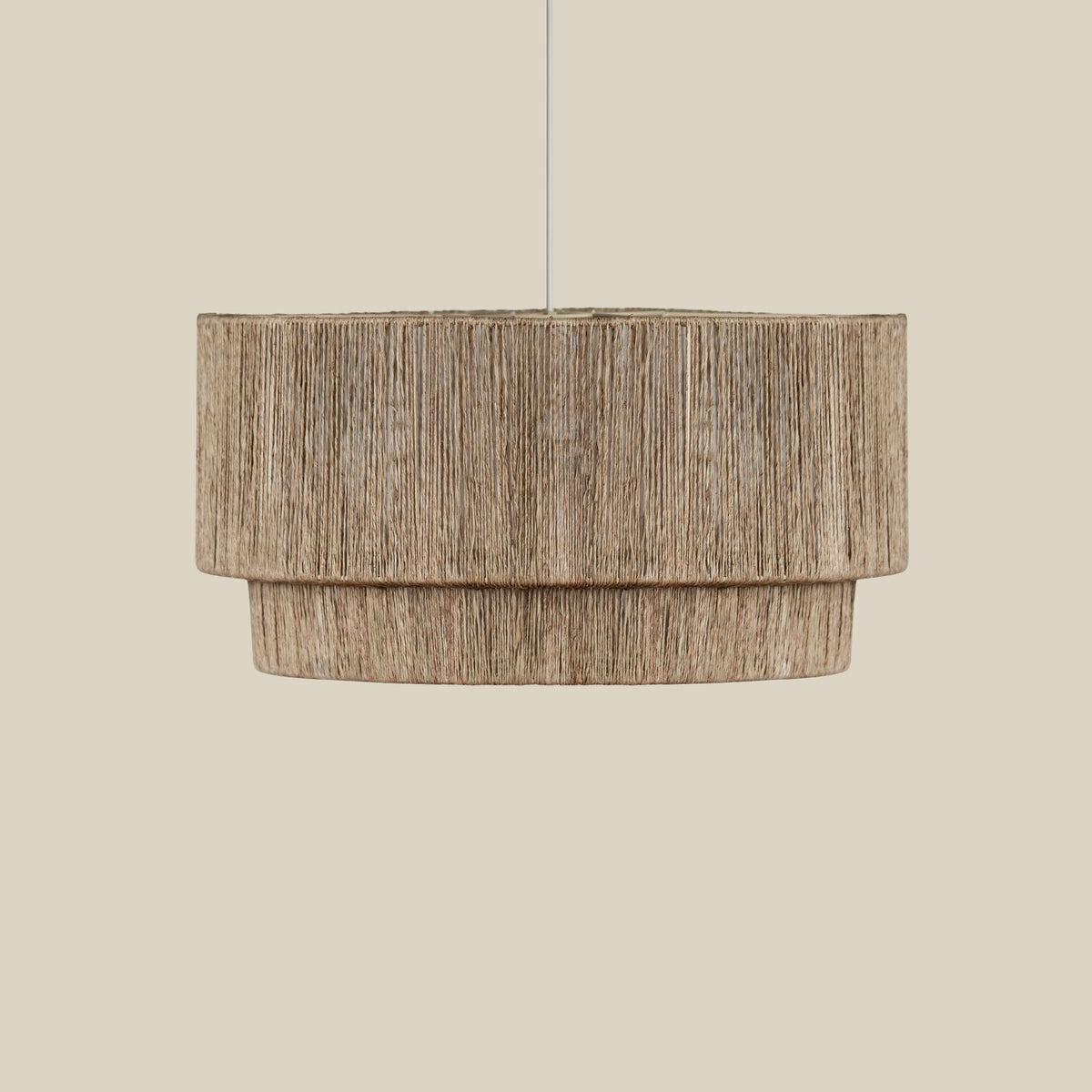 Cocktail 2 Tier Jute Pendant