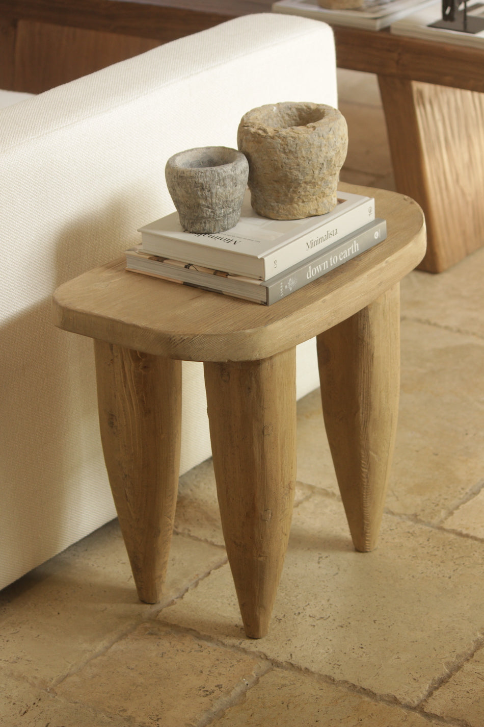 Senufo Elm Stool