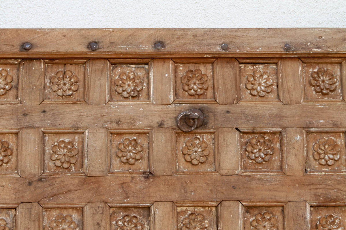 18th Century Bikaner Carved Ceiling Panel