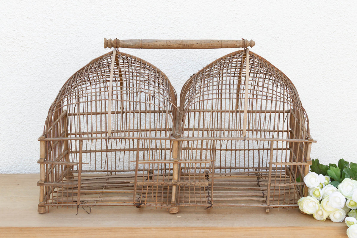 Anglo-Indian Bamboo Birdcage