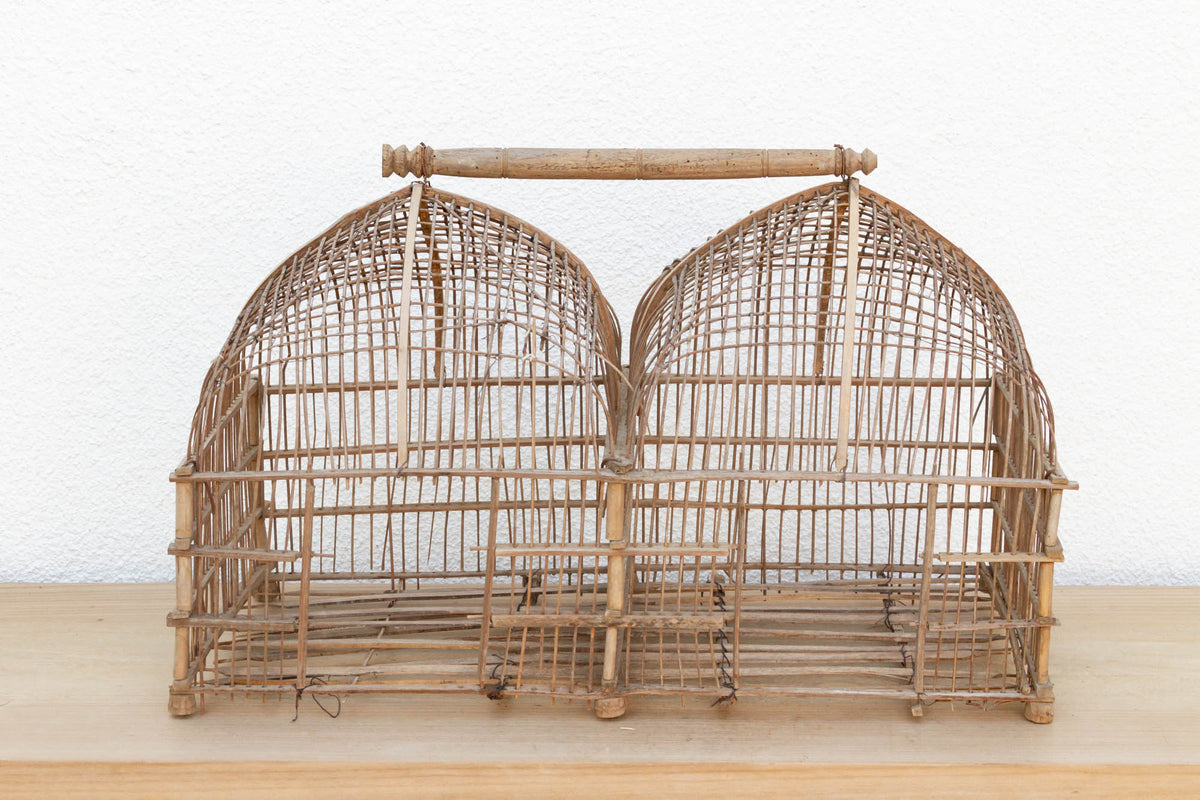 Anglo-Indian Bamboo Birdcage