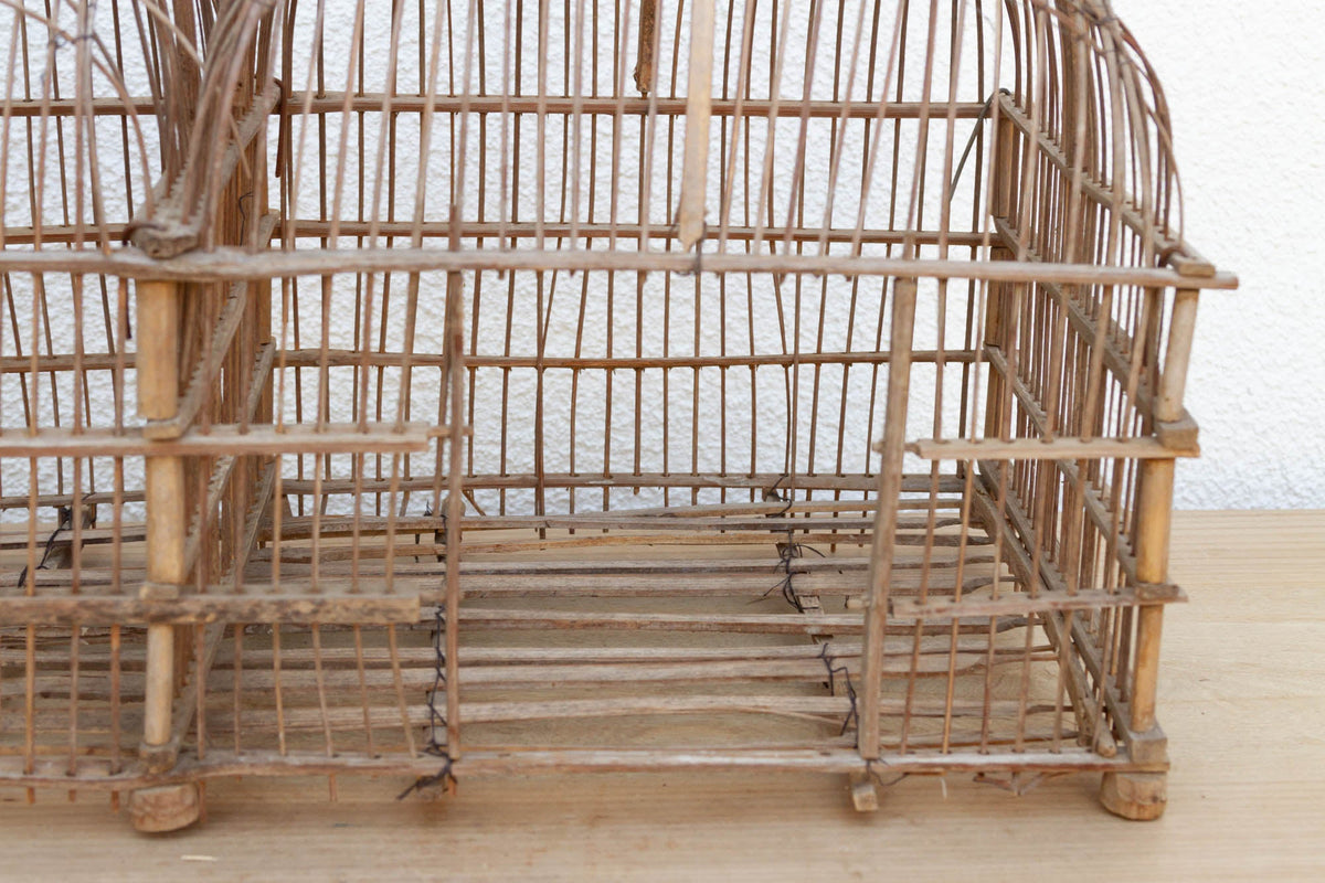 Anglo-Indian Bamboo Birdcage