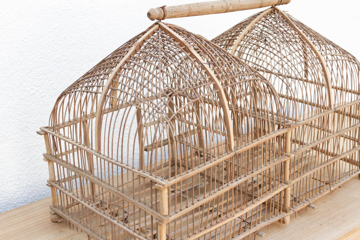 Anglo-Indian Bamboo Birdcage