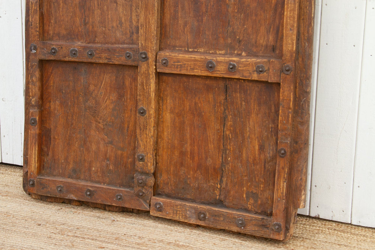 19th Century Indian Moorish Pair of Teak Doors