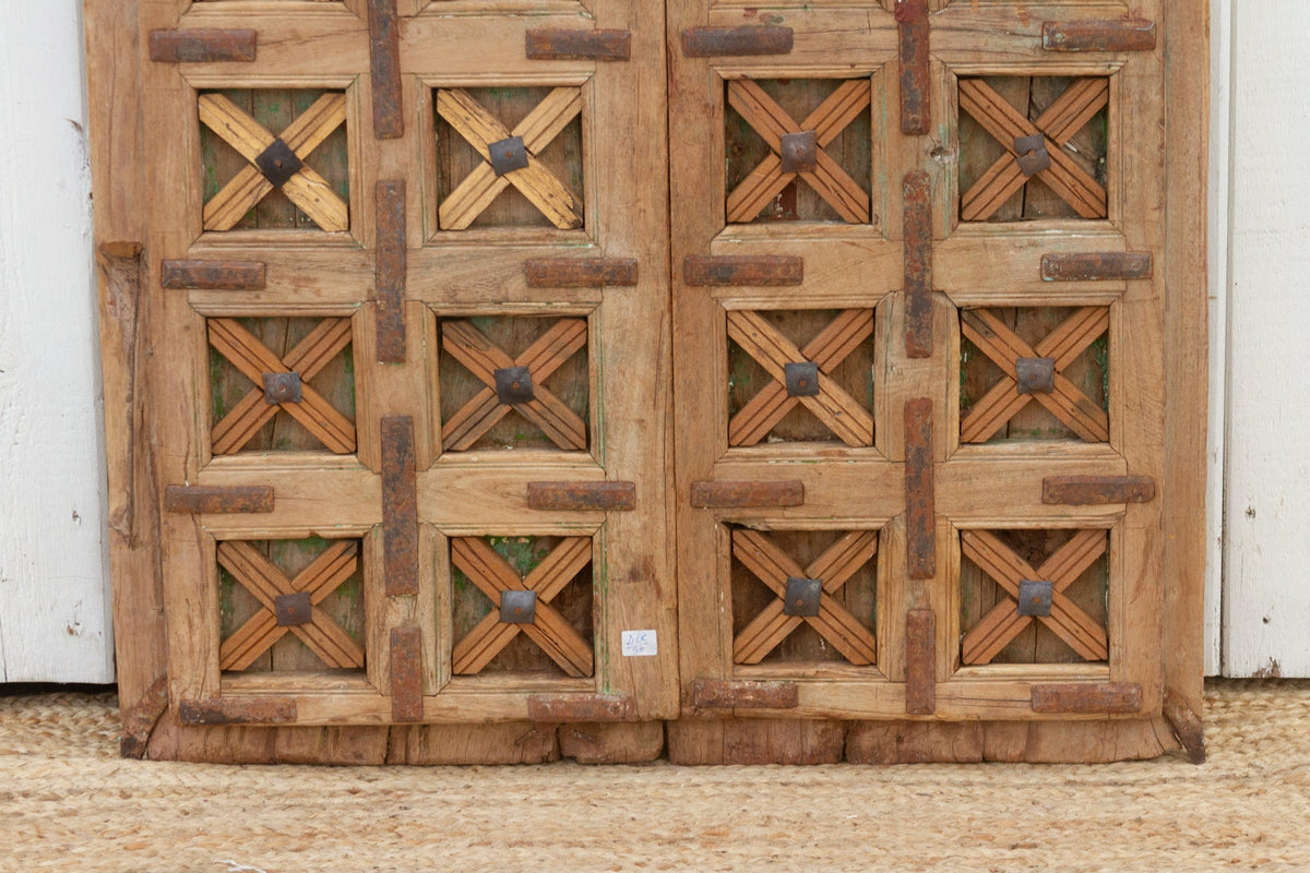 Pair of Small Antique Rajasthani Doors