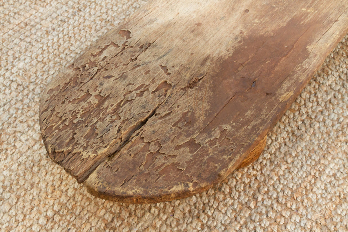 Antique African &quot;D&quot; Ends Coffee Table