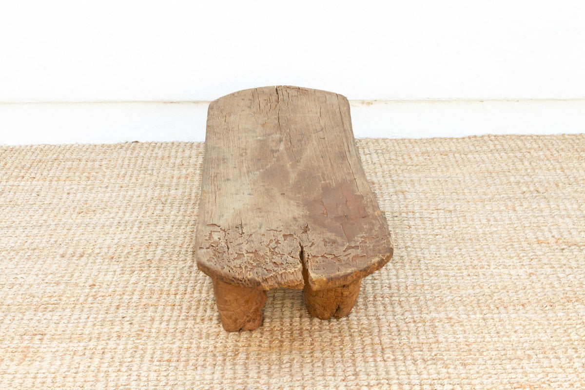 Antique African &quot;D&quot; Ends Coffee Table