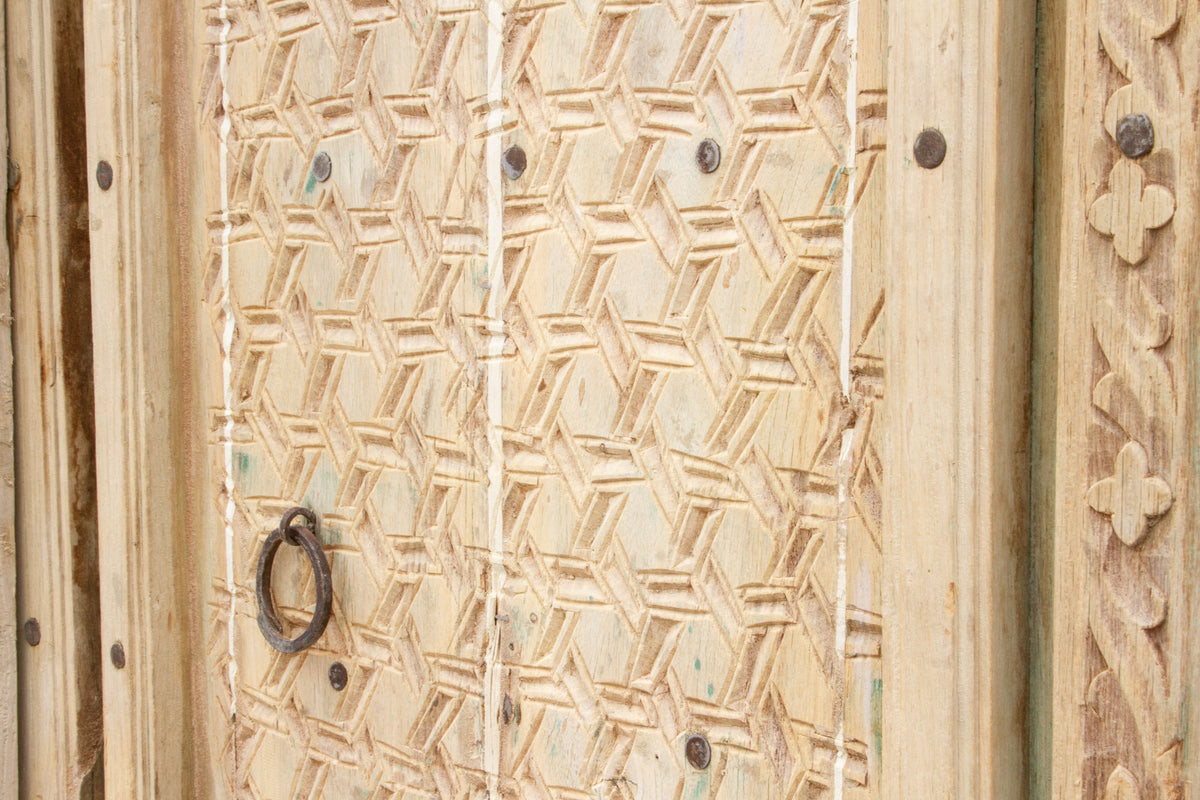 Pair of Antique Rajasthani Carved Doors (Trade)