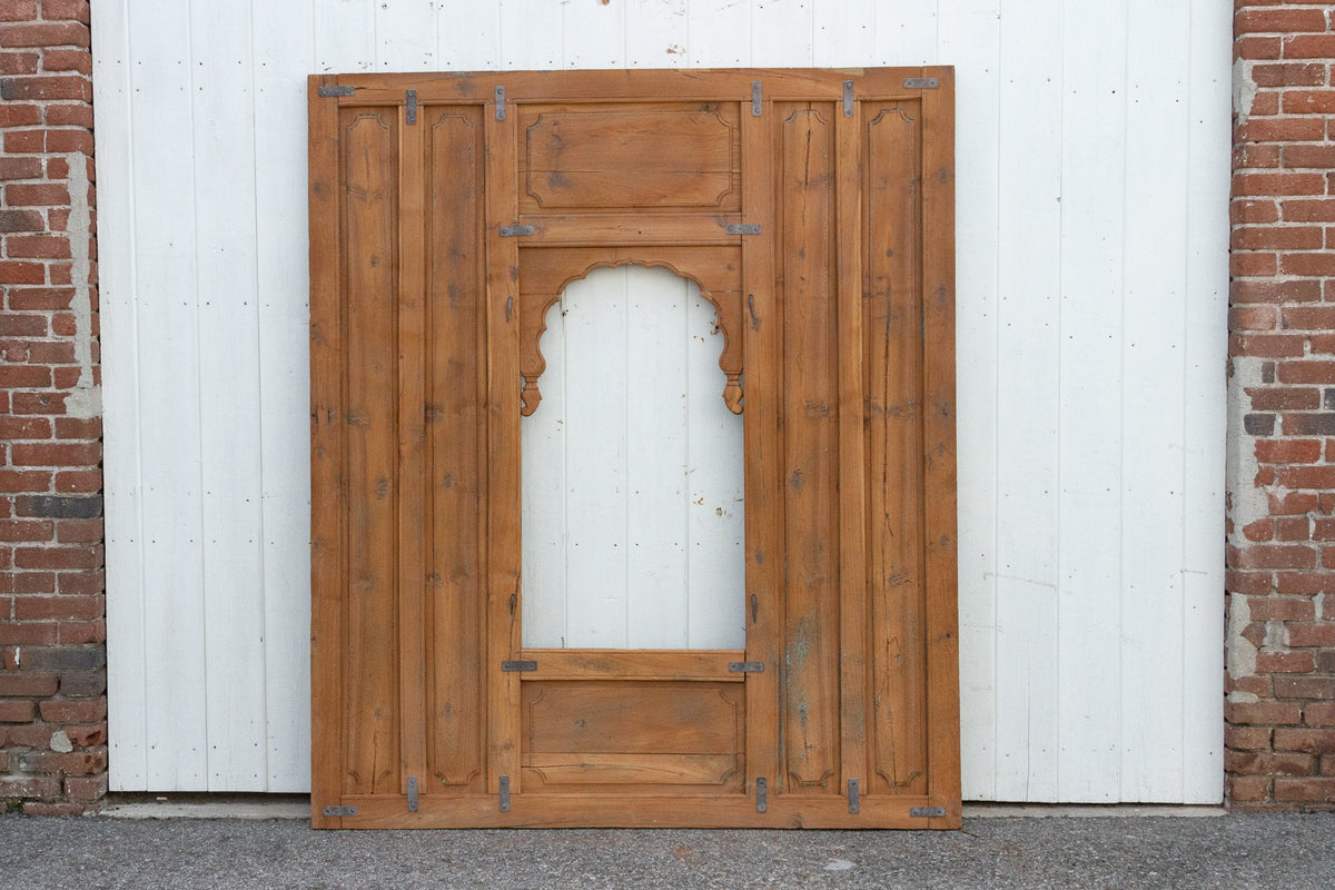 Antique Arched Indian Wall Facade