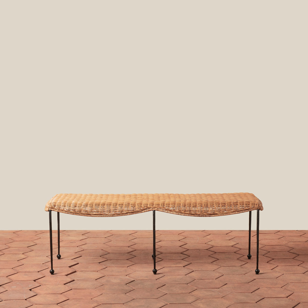 Lacoste Indoor/Outdoor Bench - side view