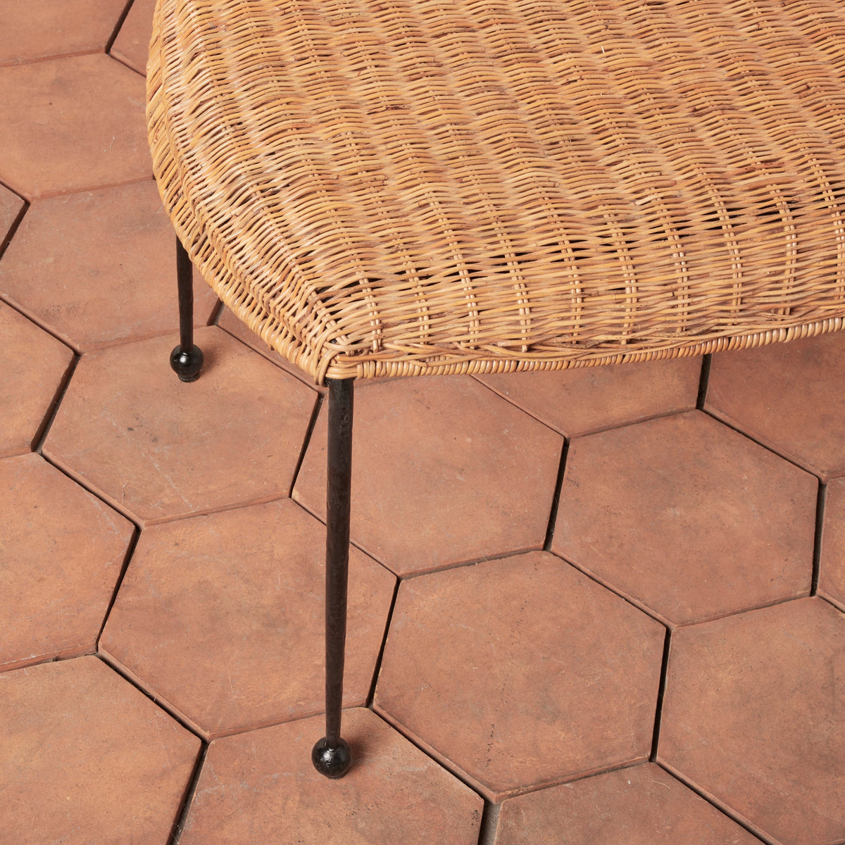 Lacoste Indoor/Outdoor Bench - close-up