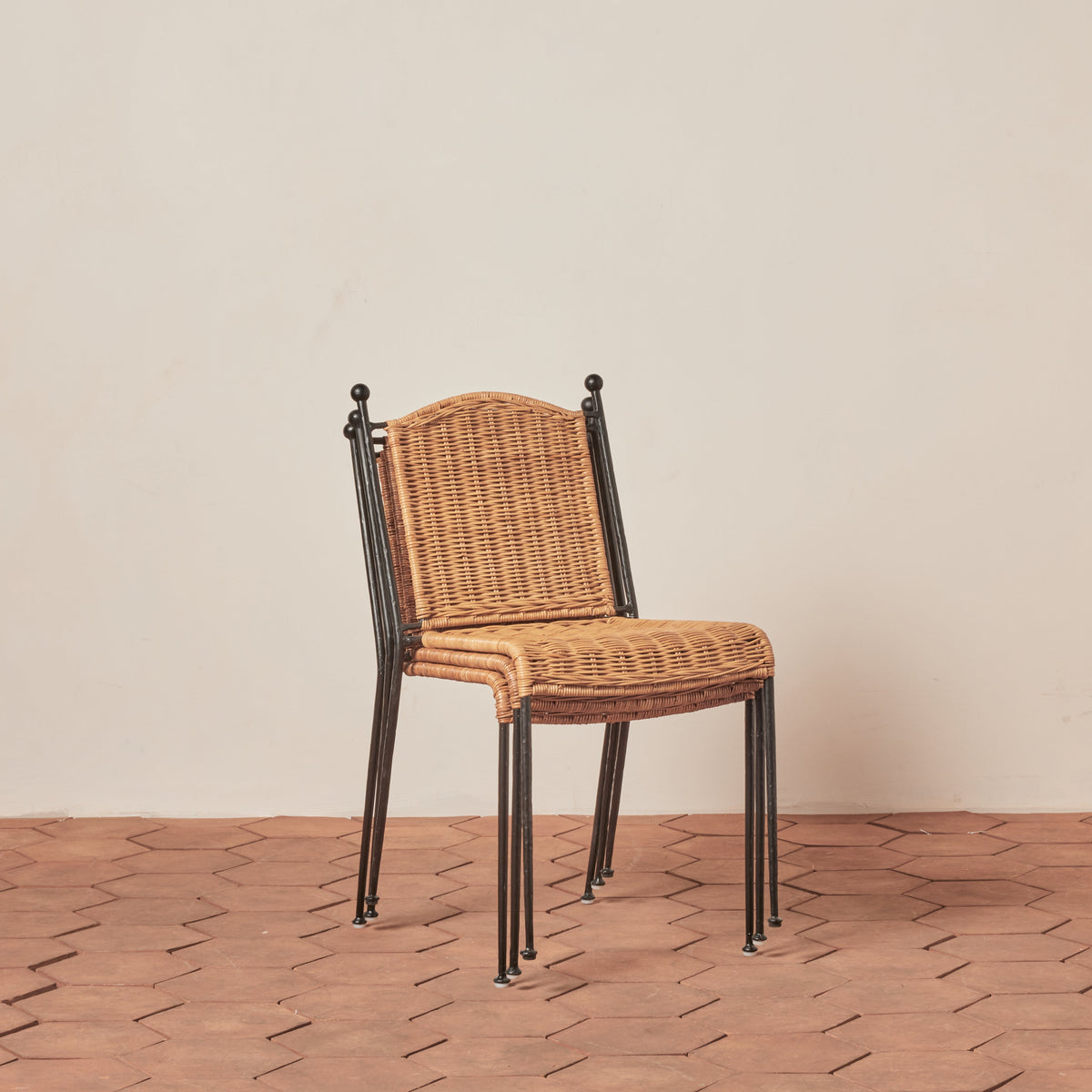 Lacoste Indoor/Outdoor Wicker Dining Chair - gallery view