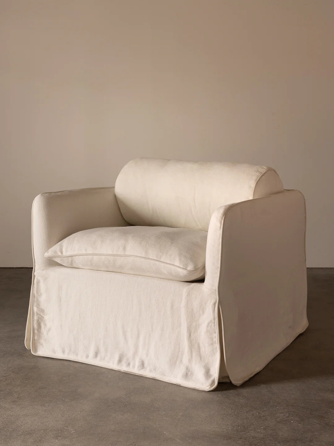 Cohen Armchair Bellet Linen Ivory