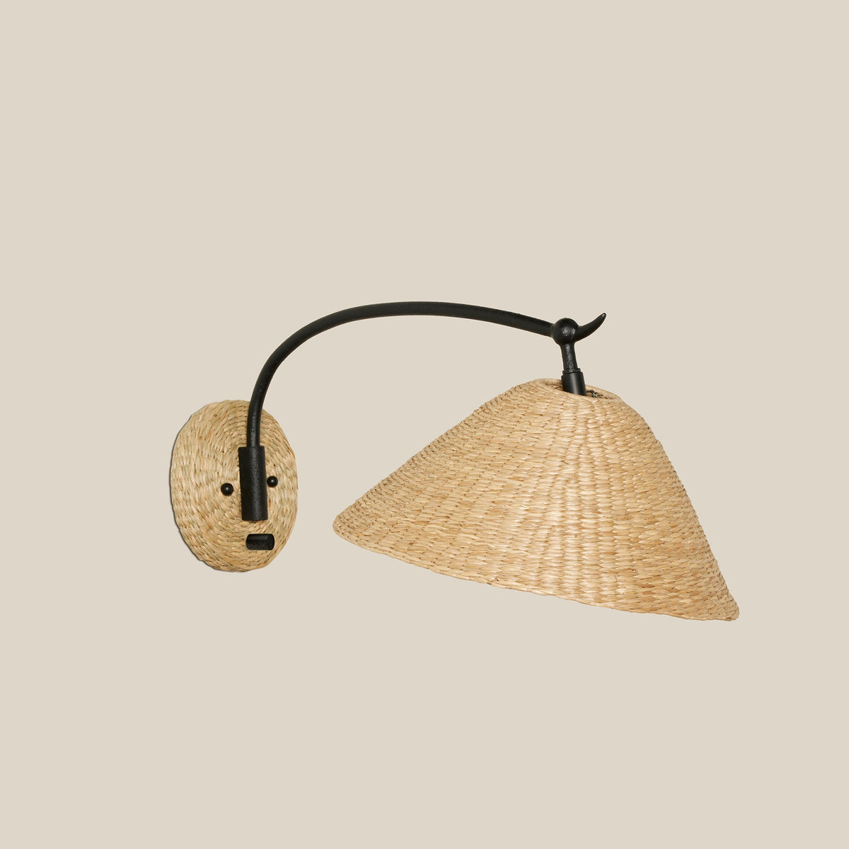 Bainbridge Oversized Swing Arm Sconce - side view