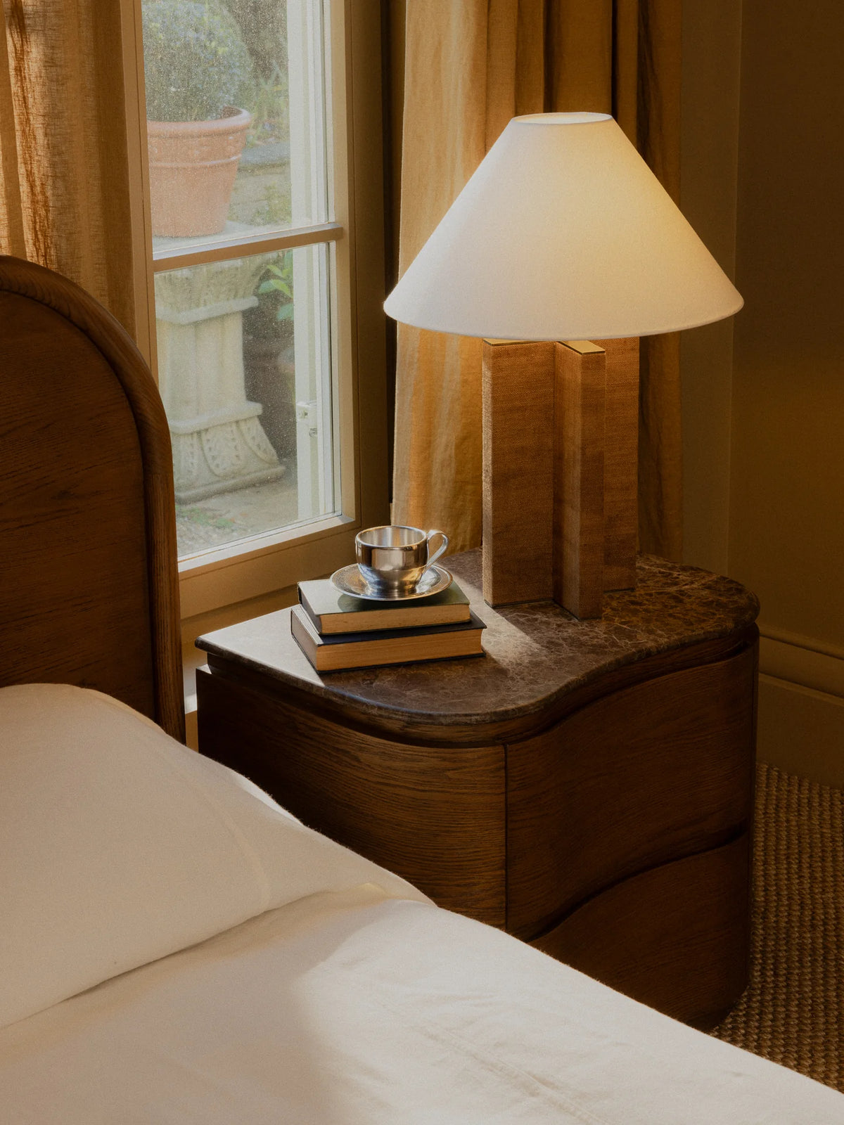 Marquis Lamp Pecan
