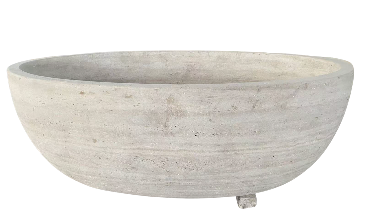 Sandblasted Travertine Bathtub