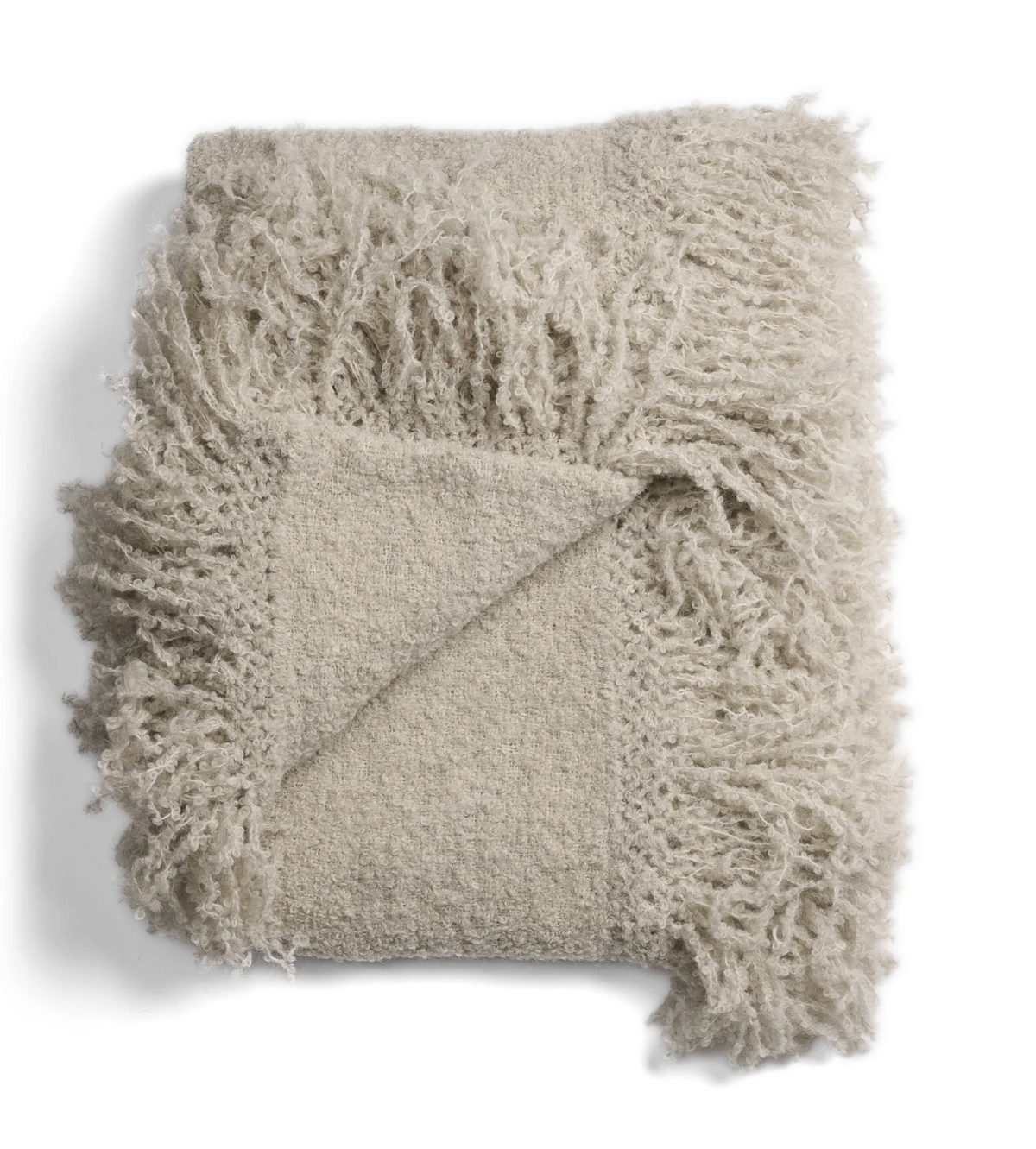 Beige Throw