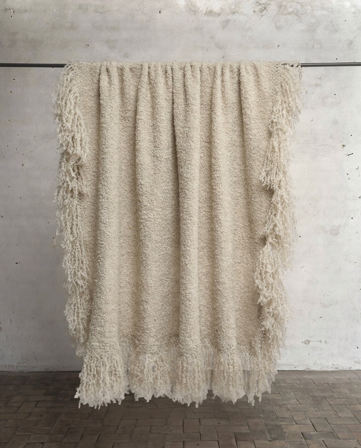 Beige Throw