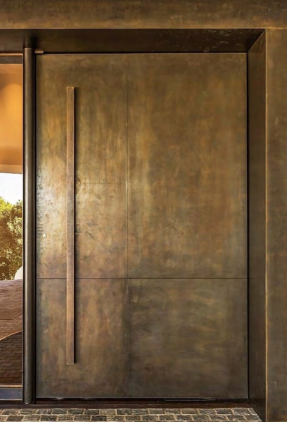 THE BURNISHED BRONZE DOOR