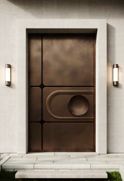 THE COPPER CRESCENT DOOR