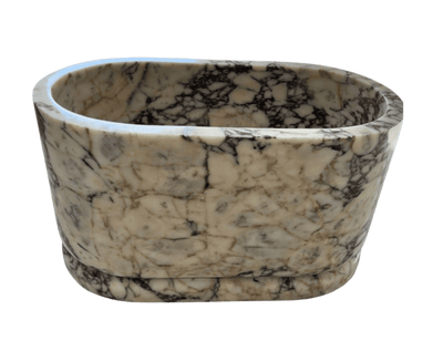 The Calacatta Viola Soaking Bathtub
