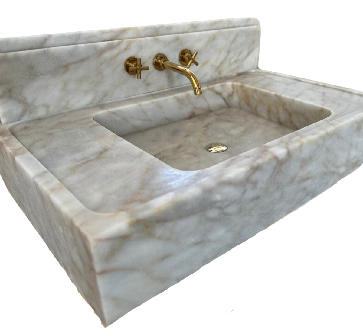 Calacatta Gold Marble Sink