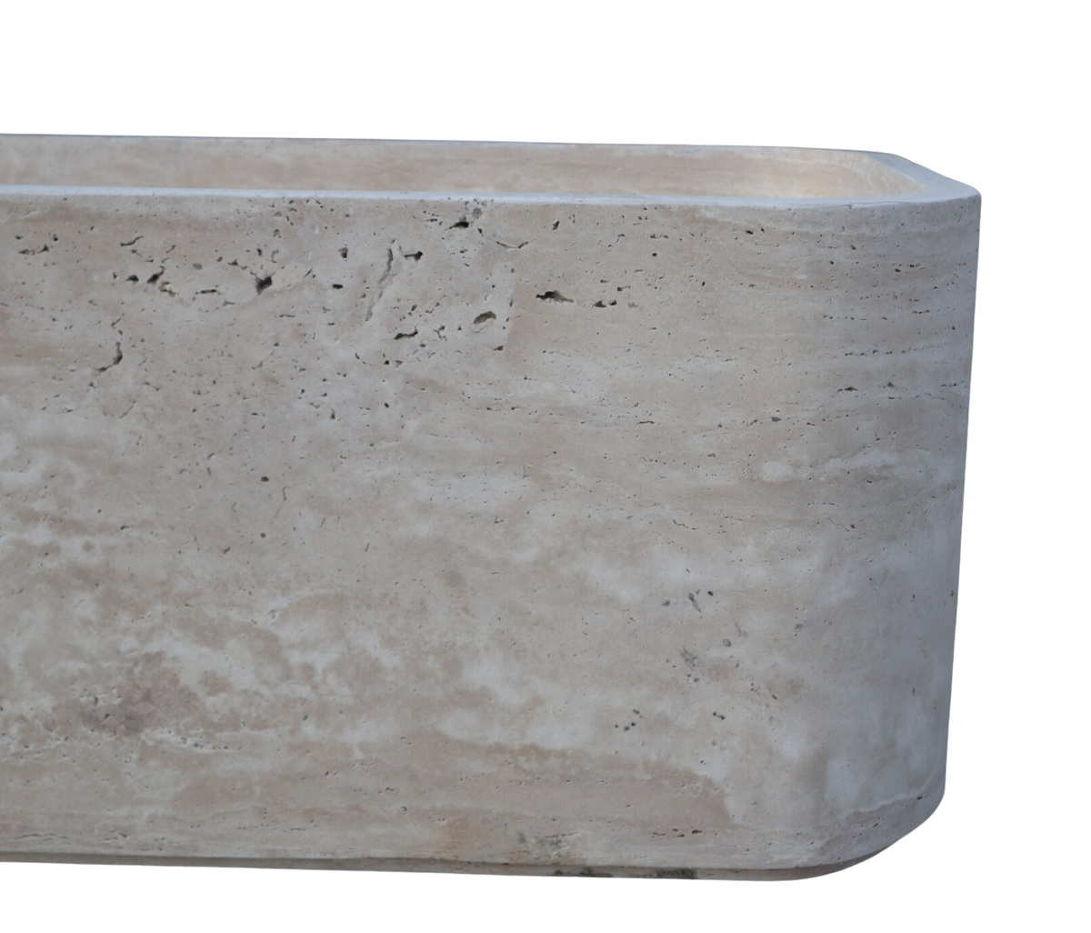 Honed Travertine Bathtub