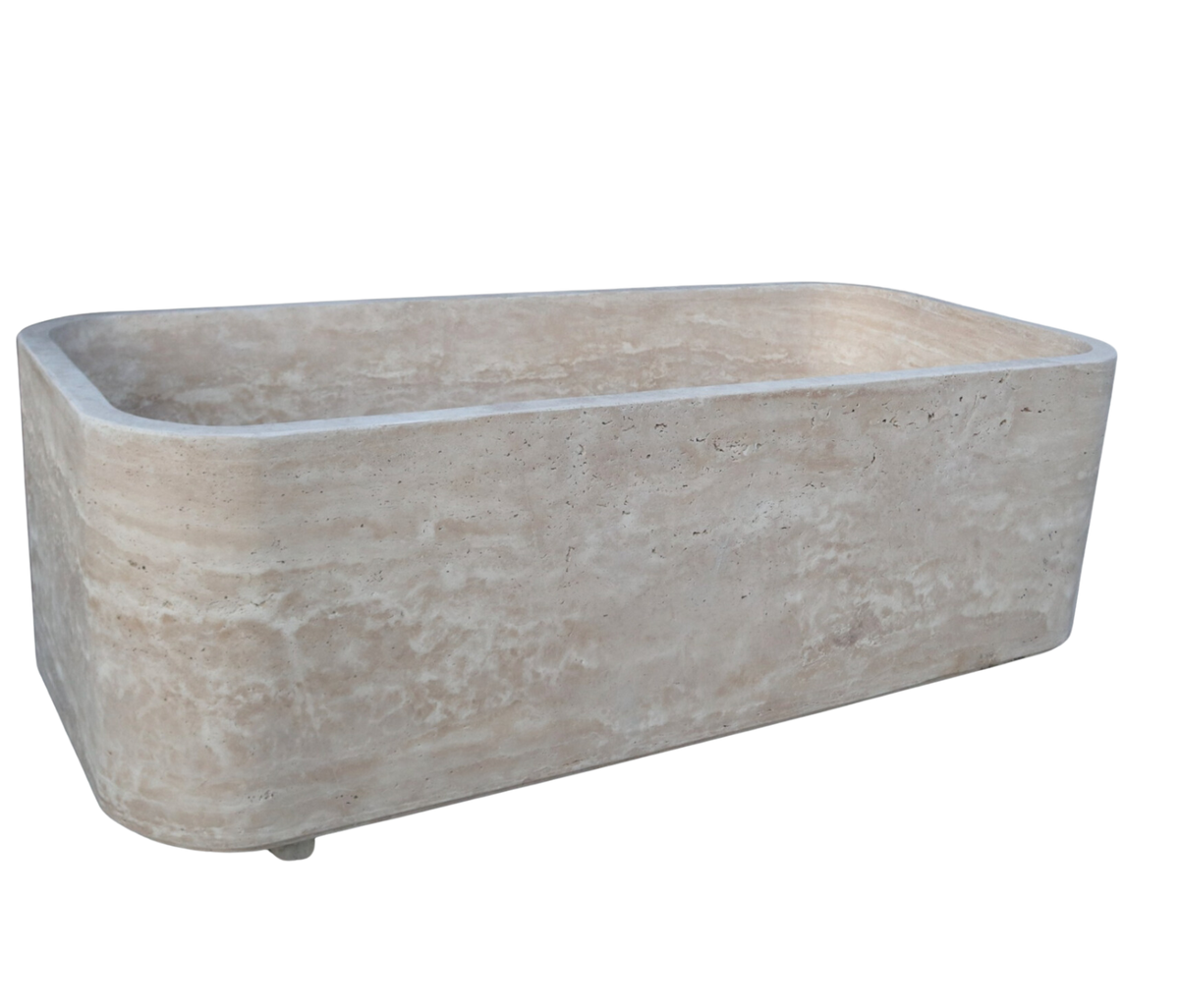 Honed Travertine Bathtub