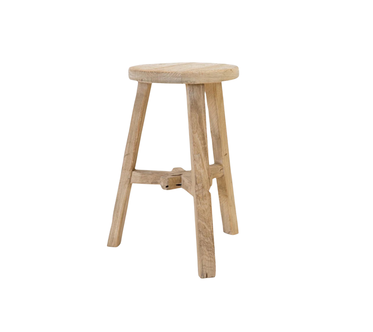 Round Elm Stool