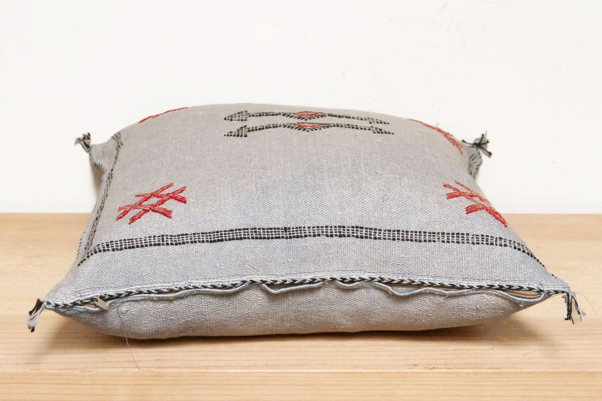 Agadir Moroccan Cactus Silk Pillow - Cultheir