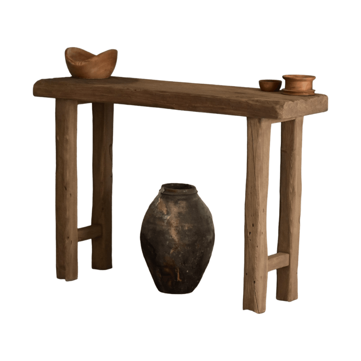Aged Wood Console Table - Cultheir 