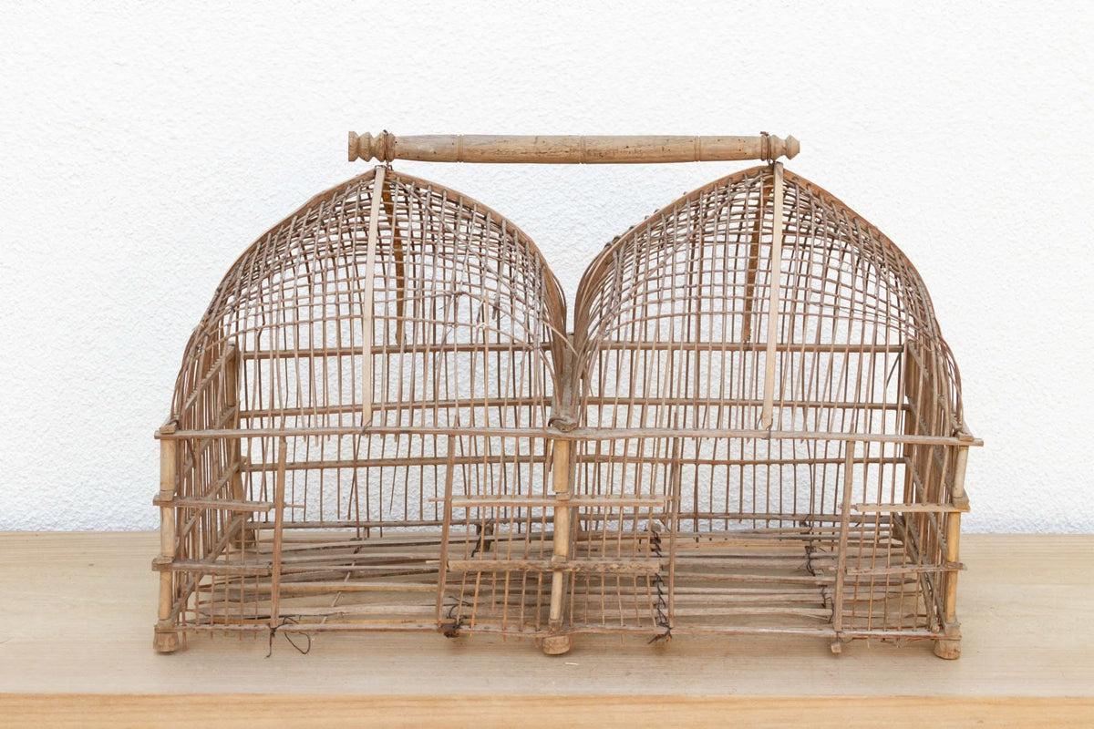 Anglo - Indian Bamboo Birdcage - Cultheir