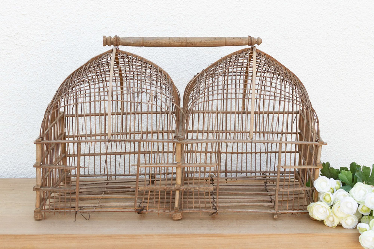 Anglo - Indian Bamboo Birdcage - Cultheir