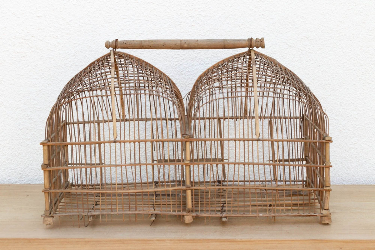 Anglo - Indian Bamboo Birdcage - Cultheir