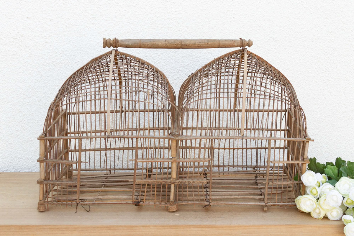 Anglo - Indian Bamboo Birdcage - Cultheir