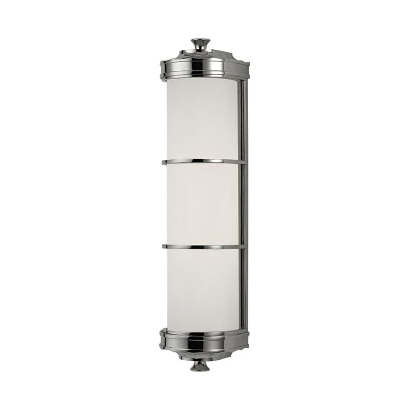 Bruckner Wall Sconce in Polished Nickel, Small - Cultheir