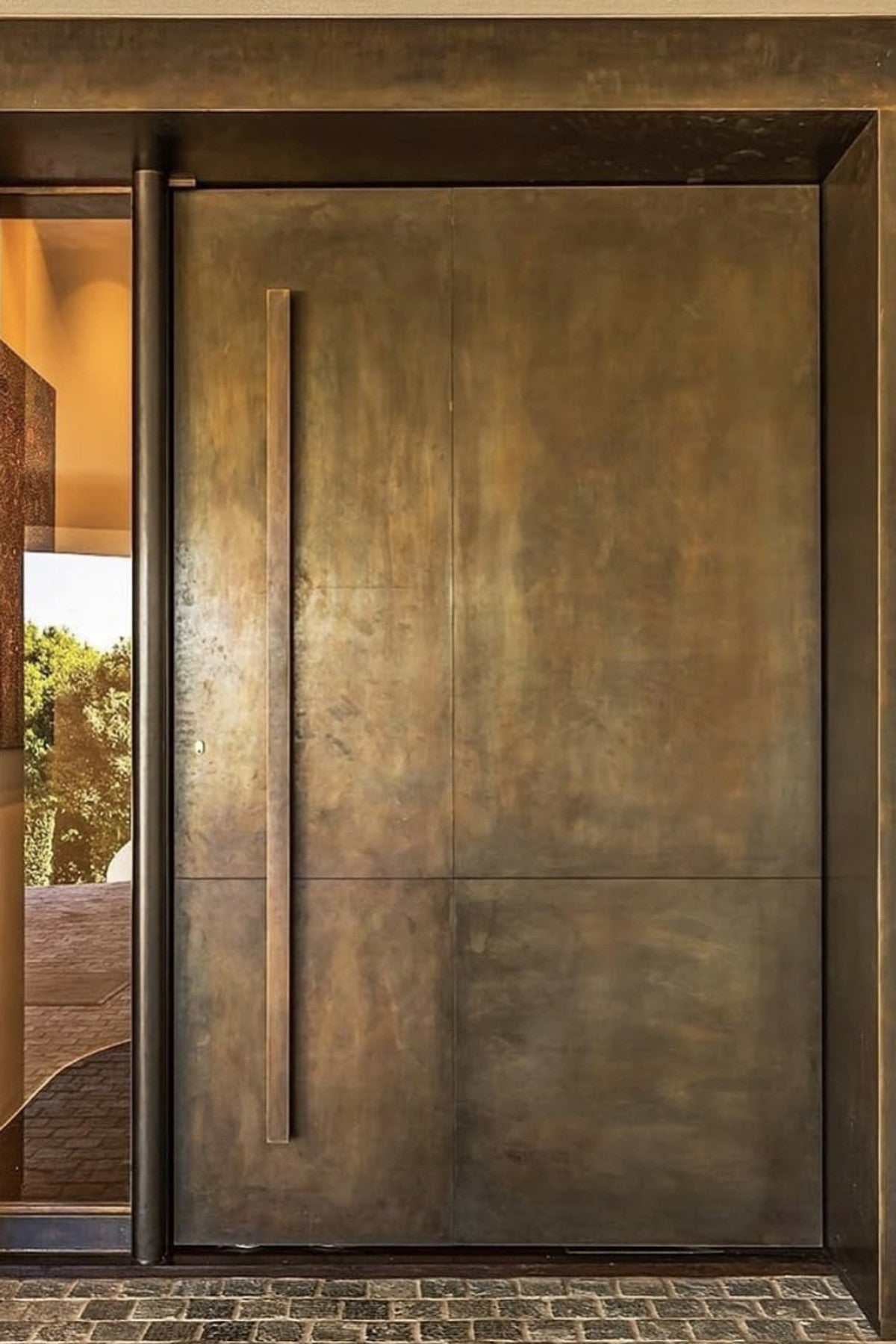 The Burnished Bronze Door - Cultheir Custom Metal Doors
