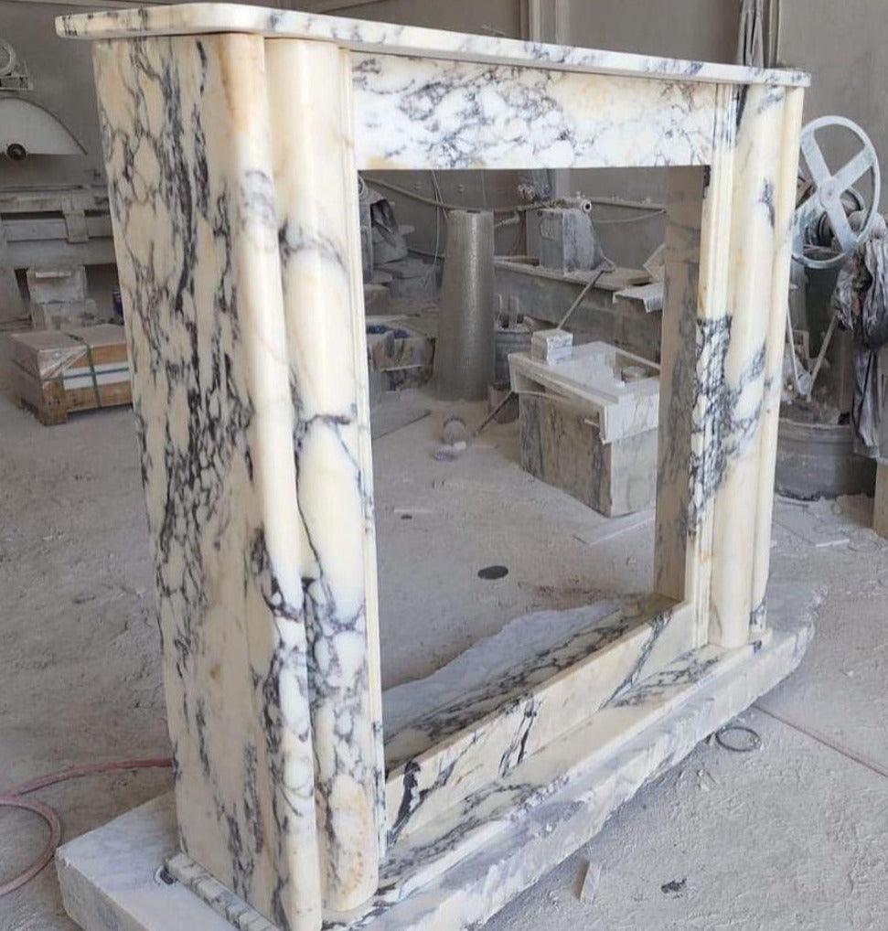 Calacatta Marble Fireplace Surround - Cultheir 