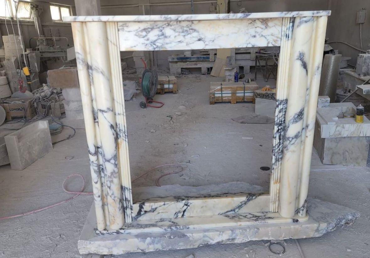 Calacatta Marble Fireplace Surround - Cultheir 