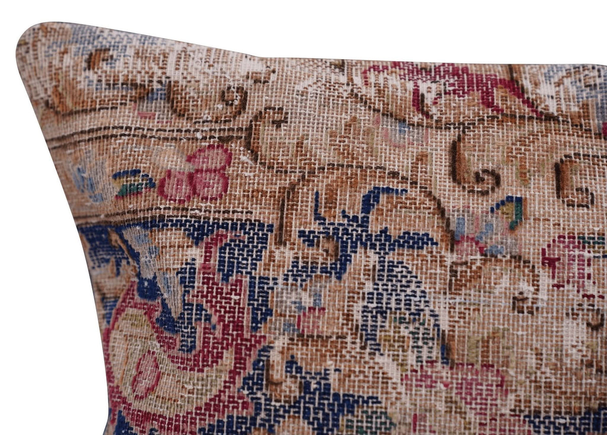 Canvello Antique Handmade Kerman Rug Pillows - 18&quot;x18&quot; - Cultheir