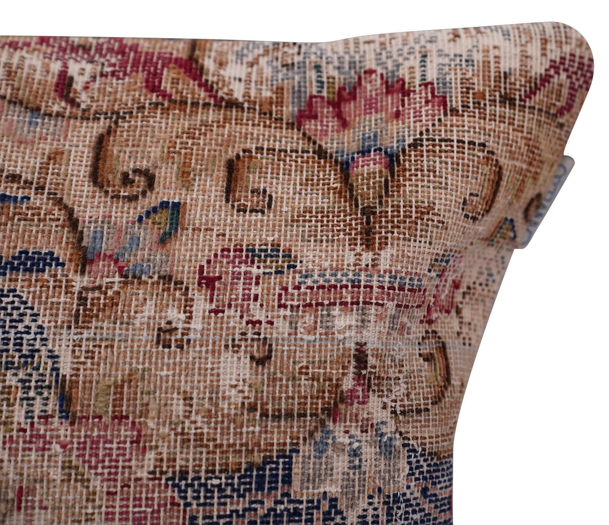 Canvello Antique Handmade Kerman Rug Pillows - 18&quot;x18&quot; - Cultheir