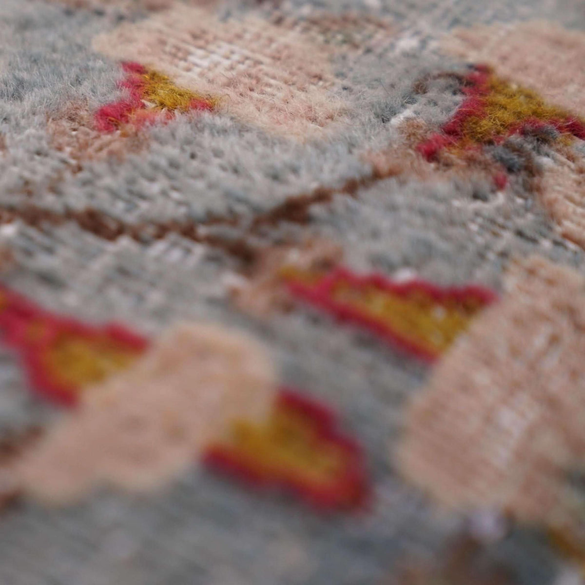 Canvello Antique Kerman Rug Red Pillow Cases - 16&quot;x16&quot; - Cultheir